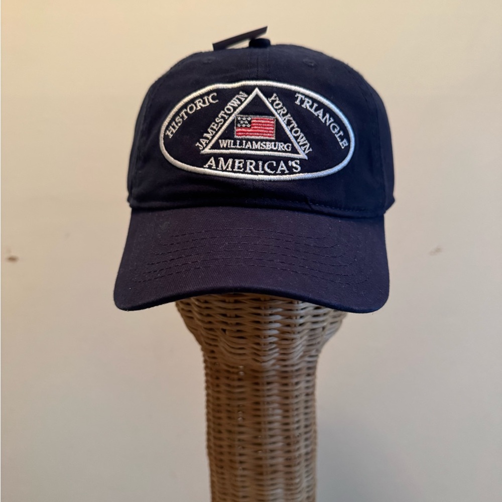 Navy Williamsburg Embroidered Cap